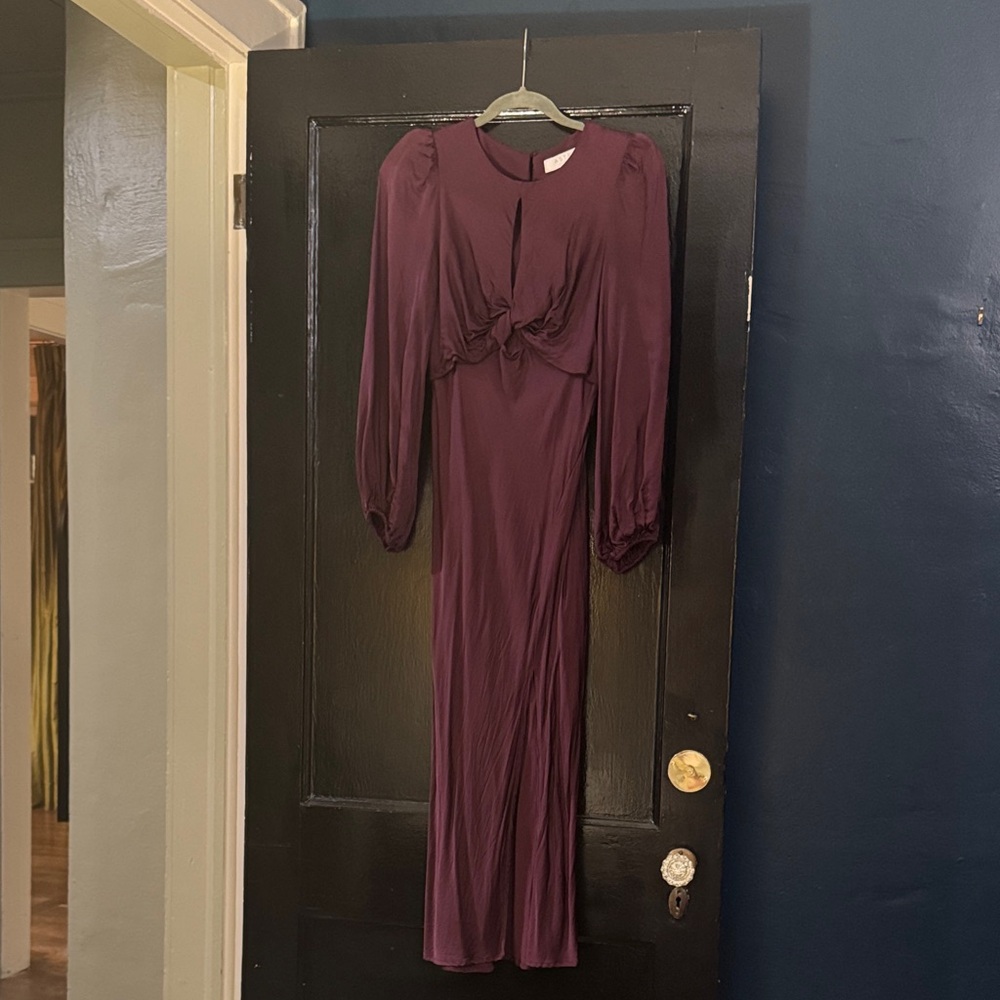 Cherry Mocha Long Sleeve Dress